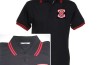 Polo Shirt – Black / Red