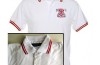 Polo Shirt – White / Red
