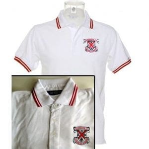 Polo Shirt - White / Red