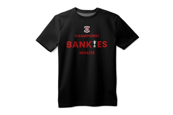 Clydebank 24/25 Champions t-shirt
