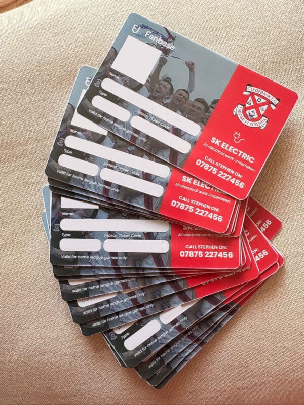 Physical Season Ticket card